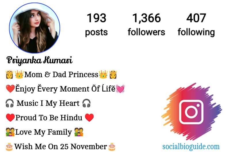 Instagram Bio For Girls