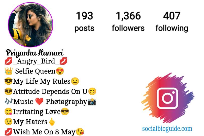 Instagram Bio For Girls