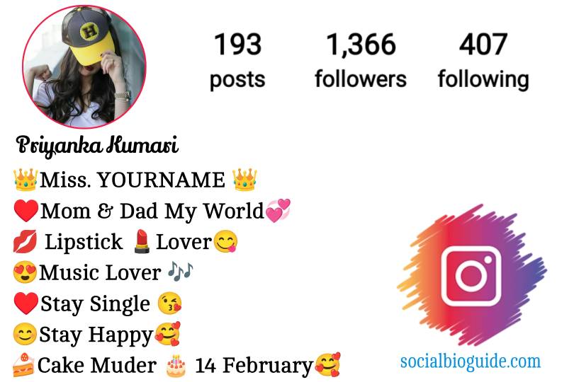 Instagram Bio For Girls