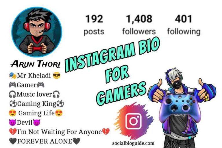 Instagram Bio For Gamers