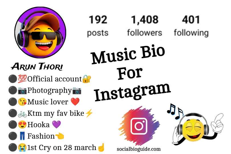 Music Bio For Instagram